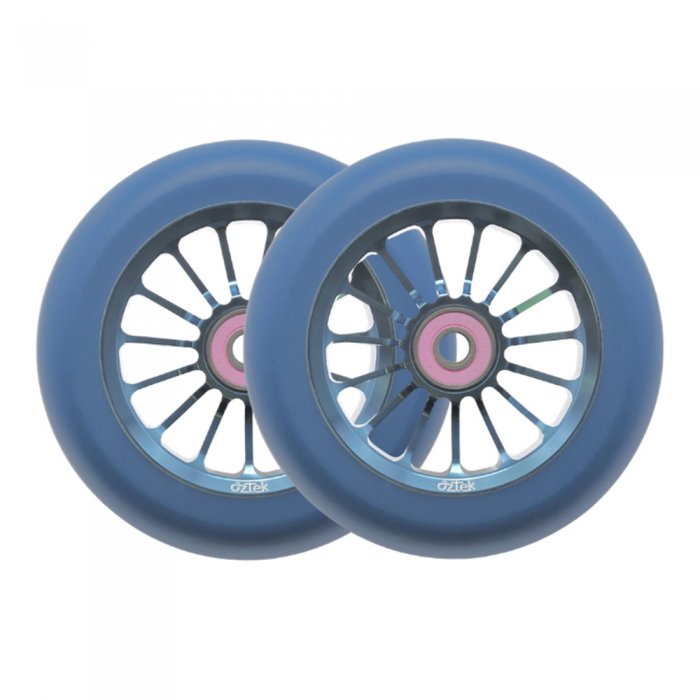 Set 2 roti Trotineta Aztek Architect 2 110mm Blue