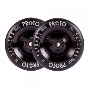 Set 2 roti Trotineta Proto Full Core Sliders 110mm Black