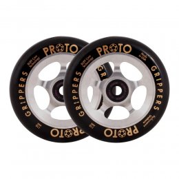 Set 2 roti Trotineta Proto Spoked Grippers 110mm Black On Raw