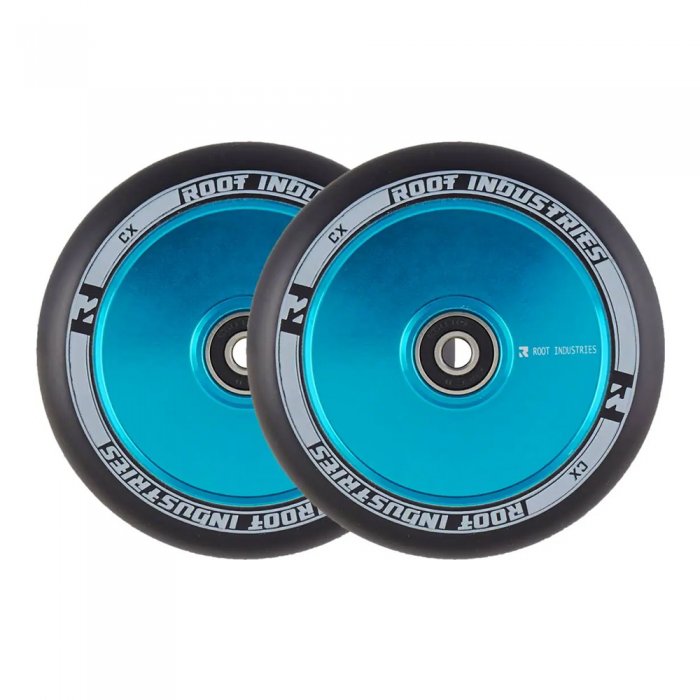 Set 2 roti Trotineta Root Air Black 110mm Blue