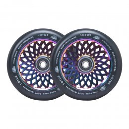 Set 2 roti Trotineta Root Lotus 110mm Rocket Fuel/Black