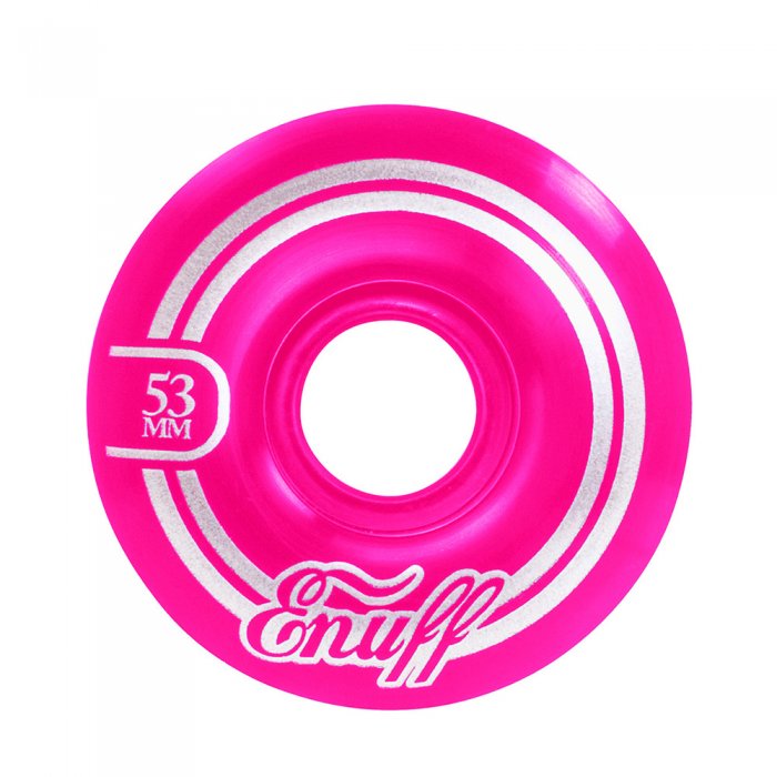 Set 4 roti skateboard Enuff Refreshers 53mm pink