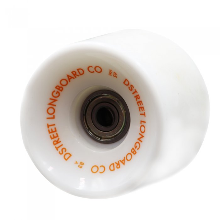 Set 4 roti Longboard D Street White 65mm/83A