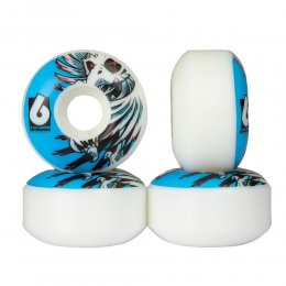 Set 4 roti skateboard Birdhouse Hawk Spiral 99a White 52mm