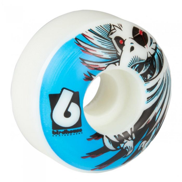 Set 4 roti skateboard Birdhouse Hawk Spiral 99a White 52mm
