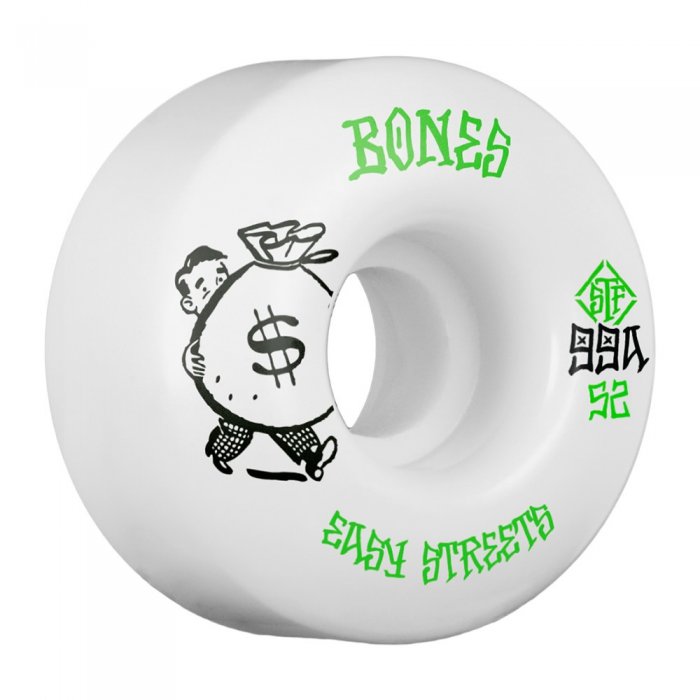 Set 4 roti skateboard Bones STF Easy Money 52mm