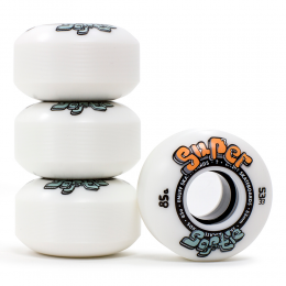 Set 4 roti skateboard Enuff Super Softie 53mm White