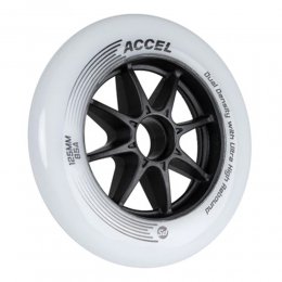 Set 6 Roti Powerslide Accel Black/White 125mm/85a