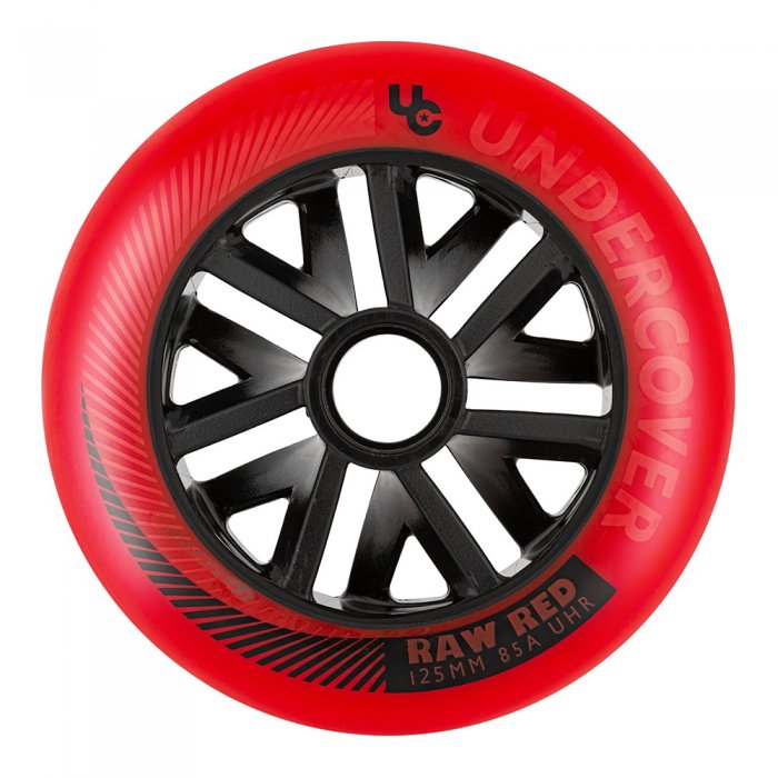 Set 6 roti Undercover Raw Black/Red 125mm/85A