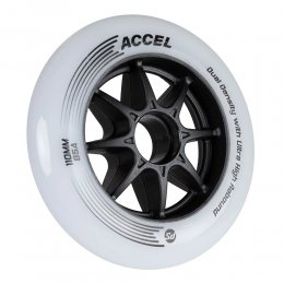 Set 8 Roti Powerslide Accel Black/White 110mm/85a