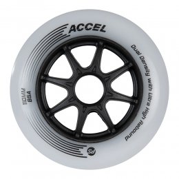 Set 8 Roti Powerslide Accel Black/White 110mm/85a