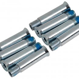 Set 8 suruburi Powerslide Steel Single Axle Hex 36mm/8mm