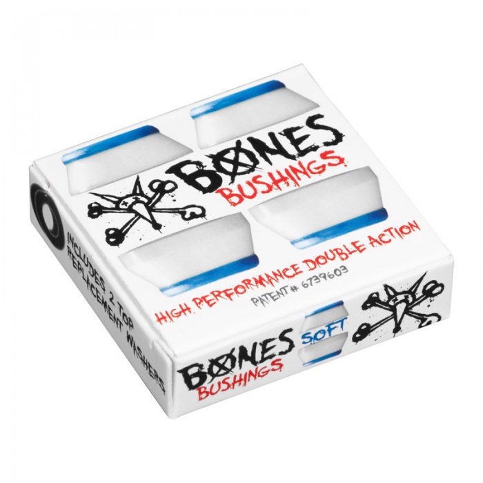 Garnituri skateboard Bones White Soft