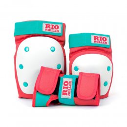 Set Protectii Rio Roller Triple Pad Red/Mint