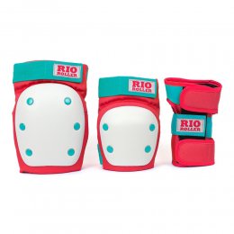 Set Protectii Rio Roller Triple Pad Red/Mint