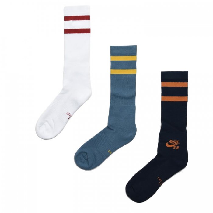 Set sosete Nike SB Crew Socks Multi 3 per