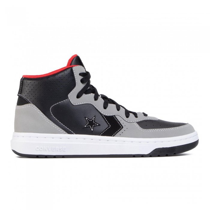 Incaltaminte Converse Rival Mid Black/Dolphin/University Red