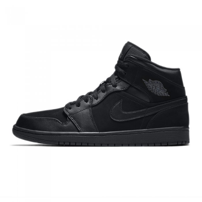 Shoes Nike Air Jordan 1 Mid Black/Black/Dark Grey