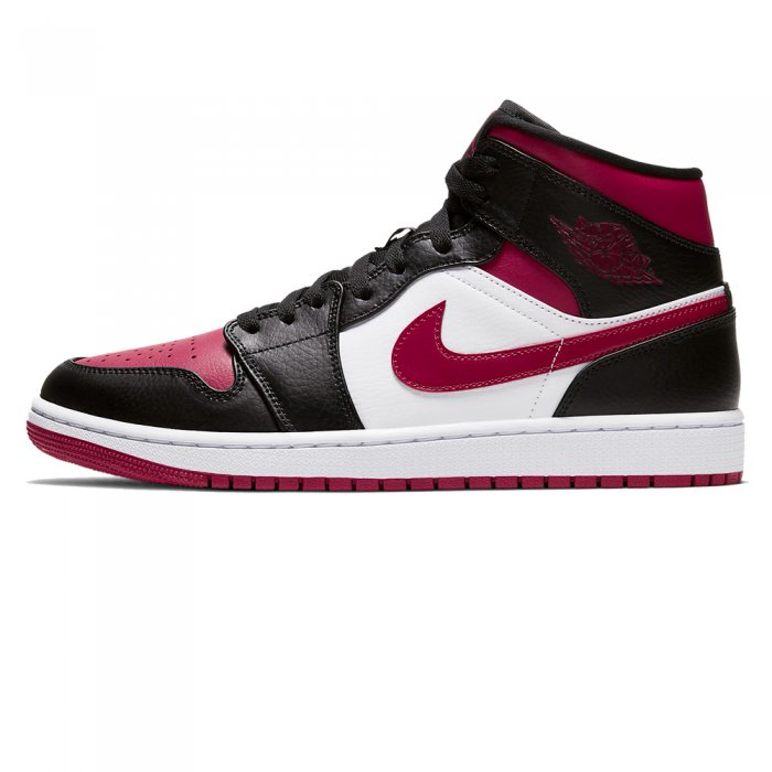 Shoes Nike Air Jordan 1 Mid Black/White/Noble Red