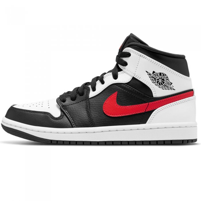 Shoes Nike Air Jordan 1 Mid Black/White/Chile Red
