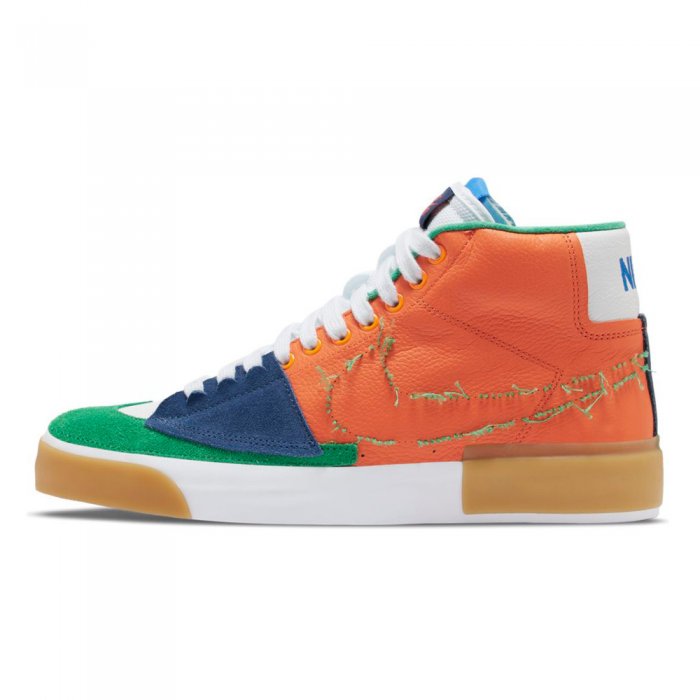 Incaltaminte Nike Sb Blazer Mid Edge Safety Orange/University Gold/White/Lucky Green