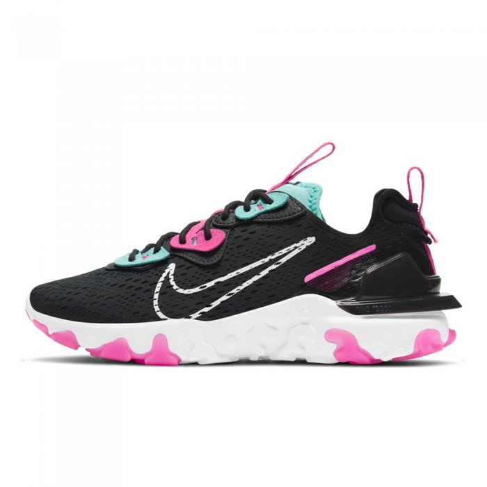 Incaltaminte Nike Wmns React Vision Dark Smoke Grey/Pink Blast/Tropical Twist/White