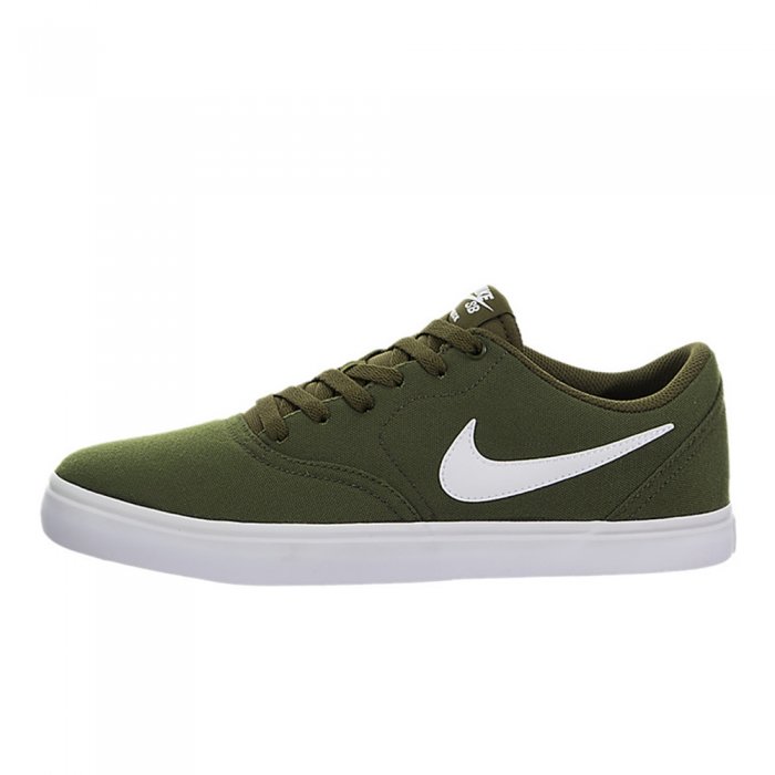 Incaltaminte Nike SB Check Solarsoft Canvas Legion Green/ White