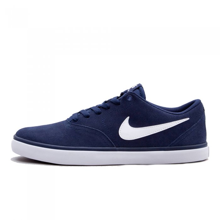 Incaltaminte Nike SB Check Solarsoft Midnight Navy/White