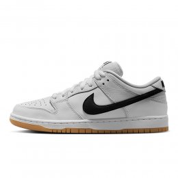 Incaltaminte Nike Sb Dunk Low Pro White and Gum Light Brown