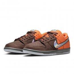 Incaltaminte Nike SB Dunk Low Pro Muni Safety Orange/Wolf Grey/Baroque Brown/Iron Grey/Black