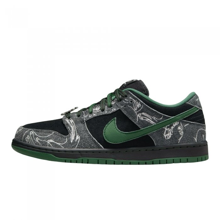 Incaltaminte Nike SB Dunk Low Pro X There Anthracite/Gorge Green