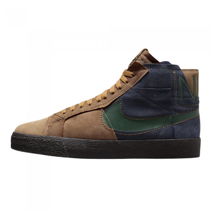 Incaltaminte Nike SB Zoom Blazer Mid Prm Legend Dark Brown/Obsidian/Light British Tan/Fir