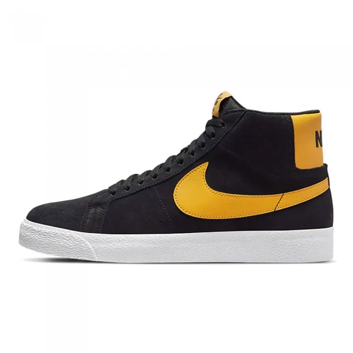 Incaltaminte Nike SB Zoom Blazer Mid Black/Black/White/University Gold