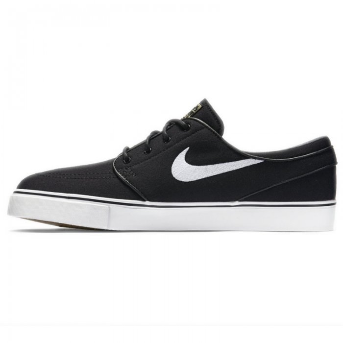 Shoes Nike SB Zoom Stefan Janoski Canvas Black/Gum Light Brown/Metallic Gold Star/White