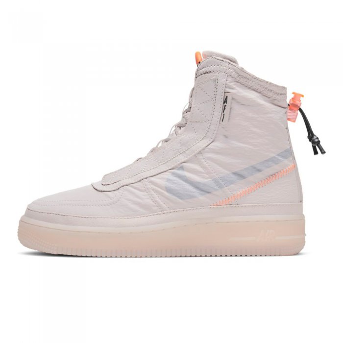 Shoes Nike Air Force 1 Shell Platinum Violet/Hyper Crimson/Seaweed/Metallic Silver