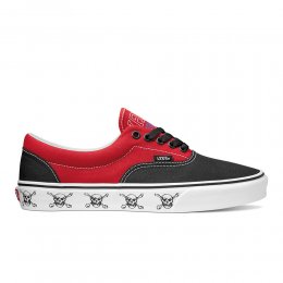 Incaltaminte Vans Era (New Varsity) Black/High Risk Red