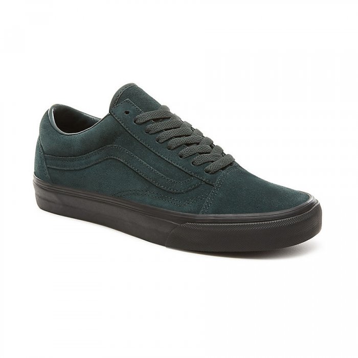 Shoes Vans Old Skool (Black Outsole) darkest spruce/black