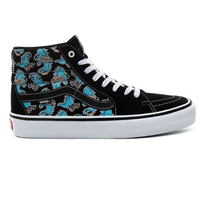 Shoes Vans SK8-Hi Pro Vanosaur Black