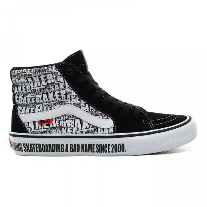 Shoes Vans Sk8-Hi Pro Baker Black/White