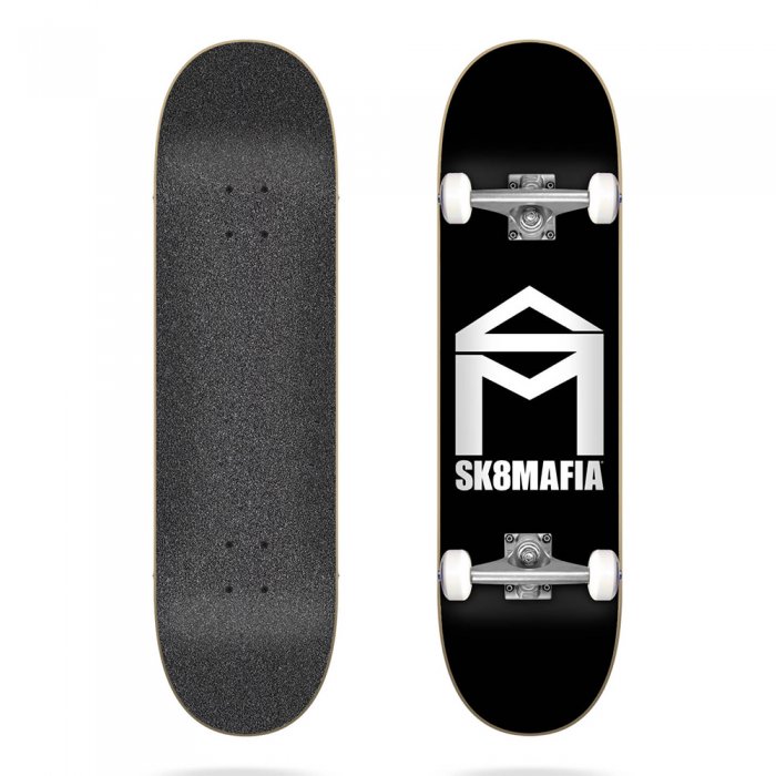 Skateboard Sk8Mafia House Logo Black 7.75inch