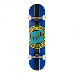 Skateboard Tony Hawk SS 180+ Badge Logo Blue/Yellow 7.5inch
