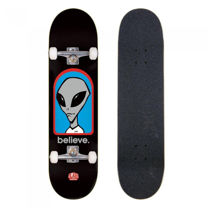 Skateboard Alien Workshop Believe Black 7.75inch