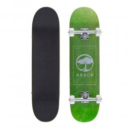 Skateboard Arbor Street Logo Green 8inch