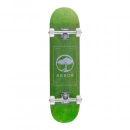 Skateboard Arbor Street Logo Green 8inch