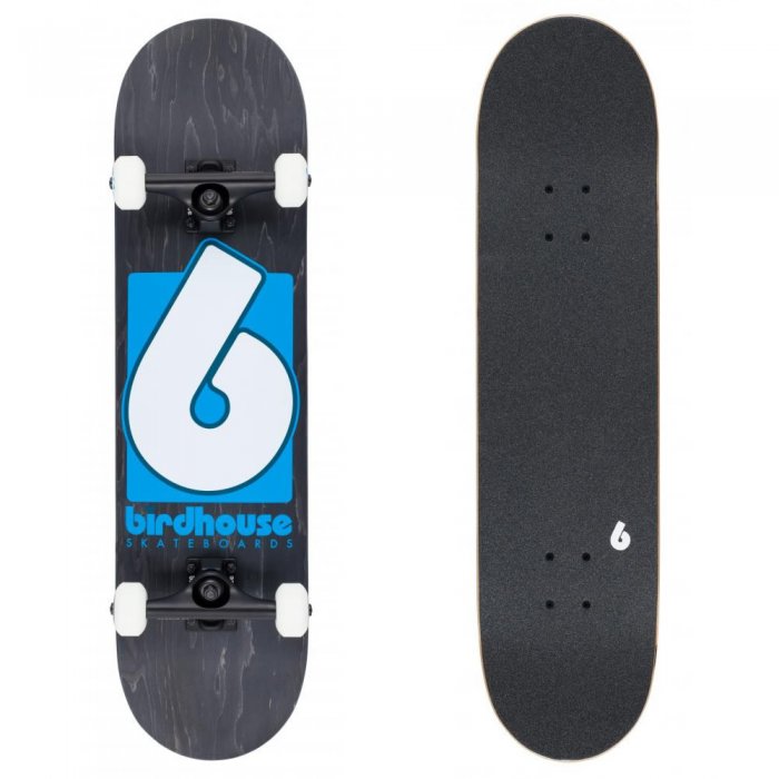 Skateboard Birdhouse Stage 3 B Logo Black/Blue 8inch