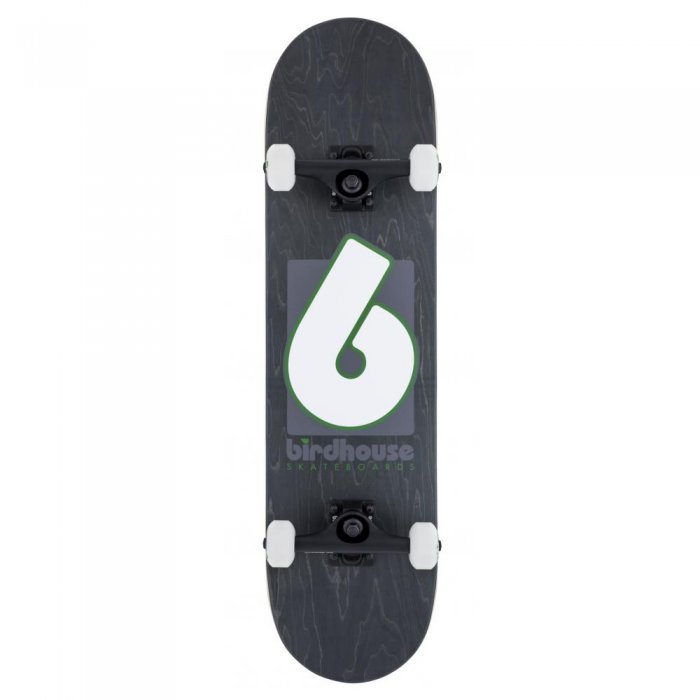 Skateboard Birdhouse Stage 3 B Logo Black/Green 8inch