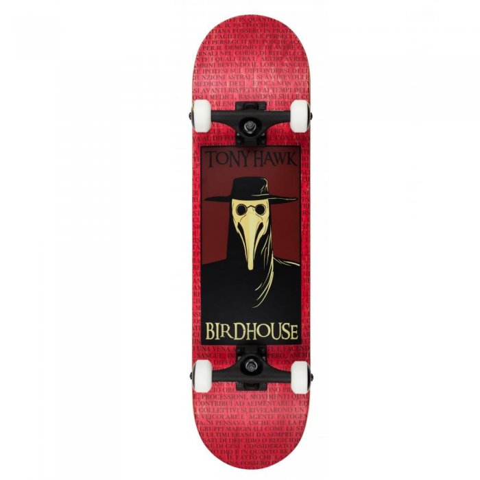 Skateboard Birdhouse Stage 3 Plague Doctor Red 8inch