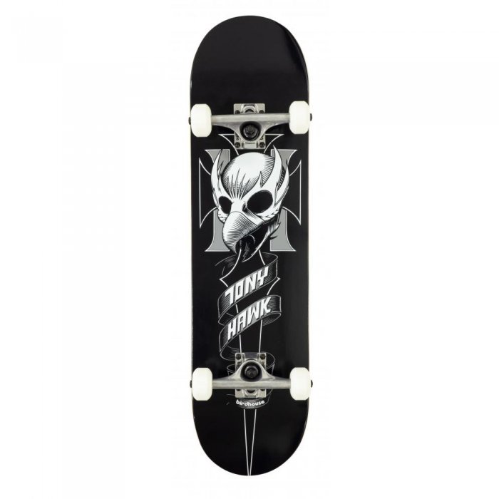 Skateboard Birdhouse Stage 1 Crest Black 8inch - Click Image to Close