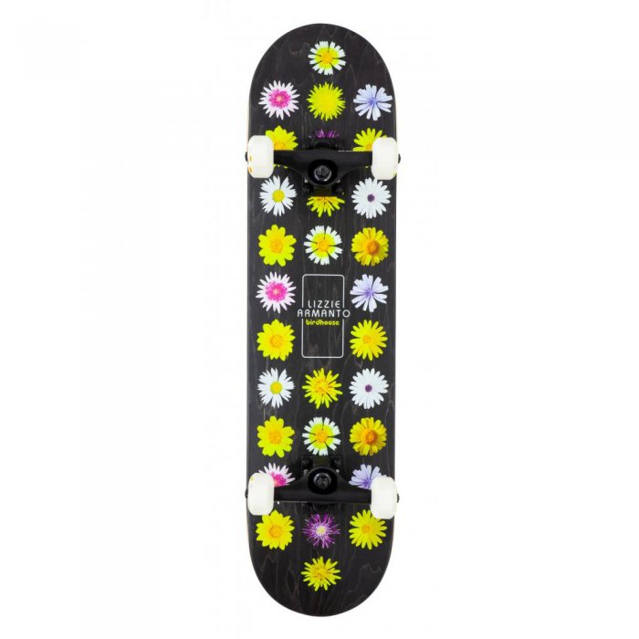 Skateboard Birdhouse Stage 3 Armanto Floral Black 7.75inch