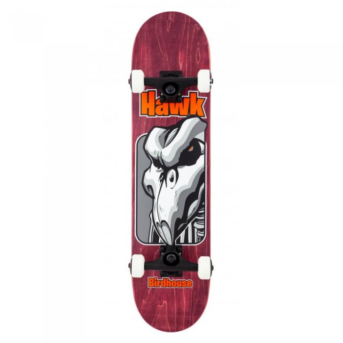 Skateboard Birdhouse Stage 3 Hawk Old School Red 7.5inch